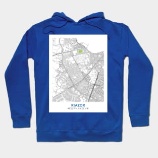 La Coruna Stadium Map Design Hoodie